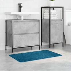 vidaXL Alfombrilla de baño antideslizante 50 x 80 cm PP Azul
