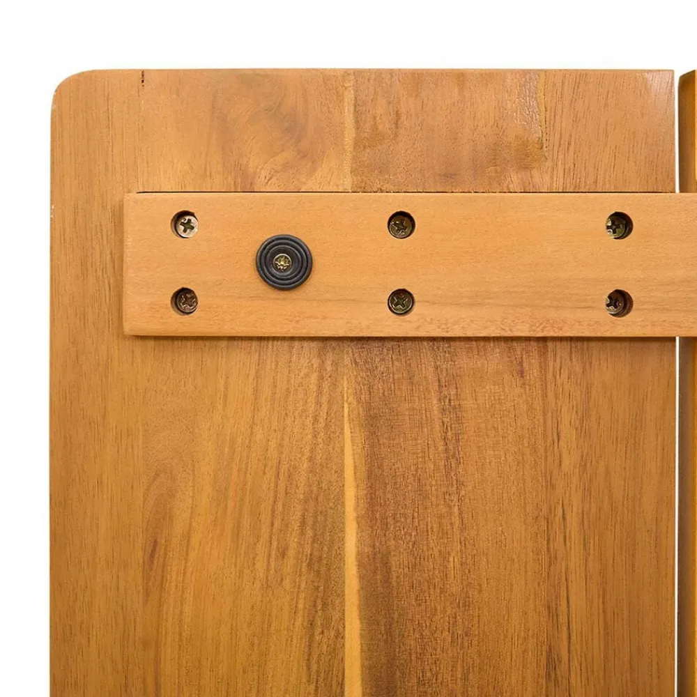 vidaXL Alfombrilla de baño Liso Marrón 59 x 40 cm Madera Online