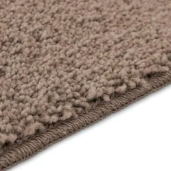 vidaXL Accesorios Para El Baño-Alfombrilla de baño antideslizante Marrón 60 x 90 cm PP