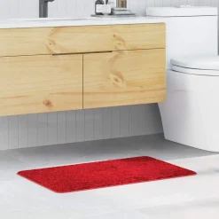 vidaXL Alfombrilla de baño antideslizante 50 x 80 cm PP Rojo Best