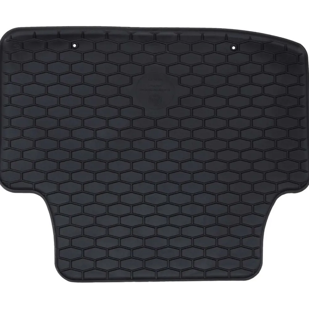 vidaXL Piezas Y Accesorios Para Vehículos-Alfombrilla de Coche 4 pcs Negro Goma