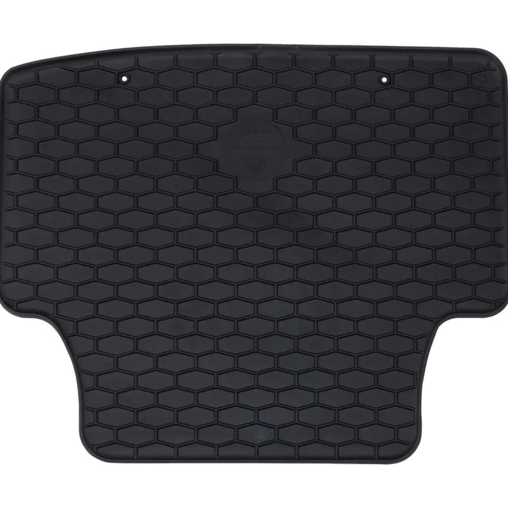 vidaXL Piezas Y Accesorios Para Vehículos-Alfombrilla de Coche 4 pcs Negro Goma
