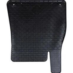 vidaXL Piezas Y Accesorios Para Vehículos-Alfombrilla de Coche 4 pcs Negro Goma