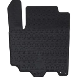 vidaXL Alfombrilla de Coche 4 pcs Negro Goma Discount
