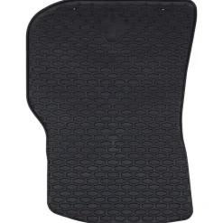 vidaXL Alfombrilla de Coche 4 pcs Negro Goma Online