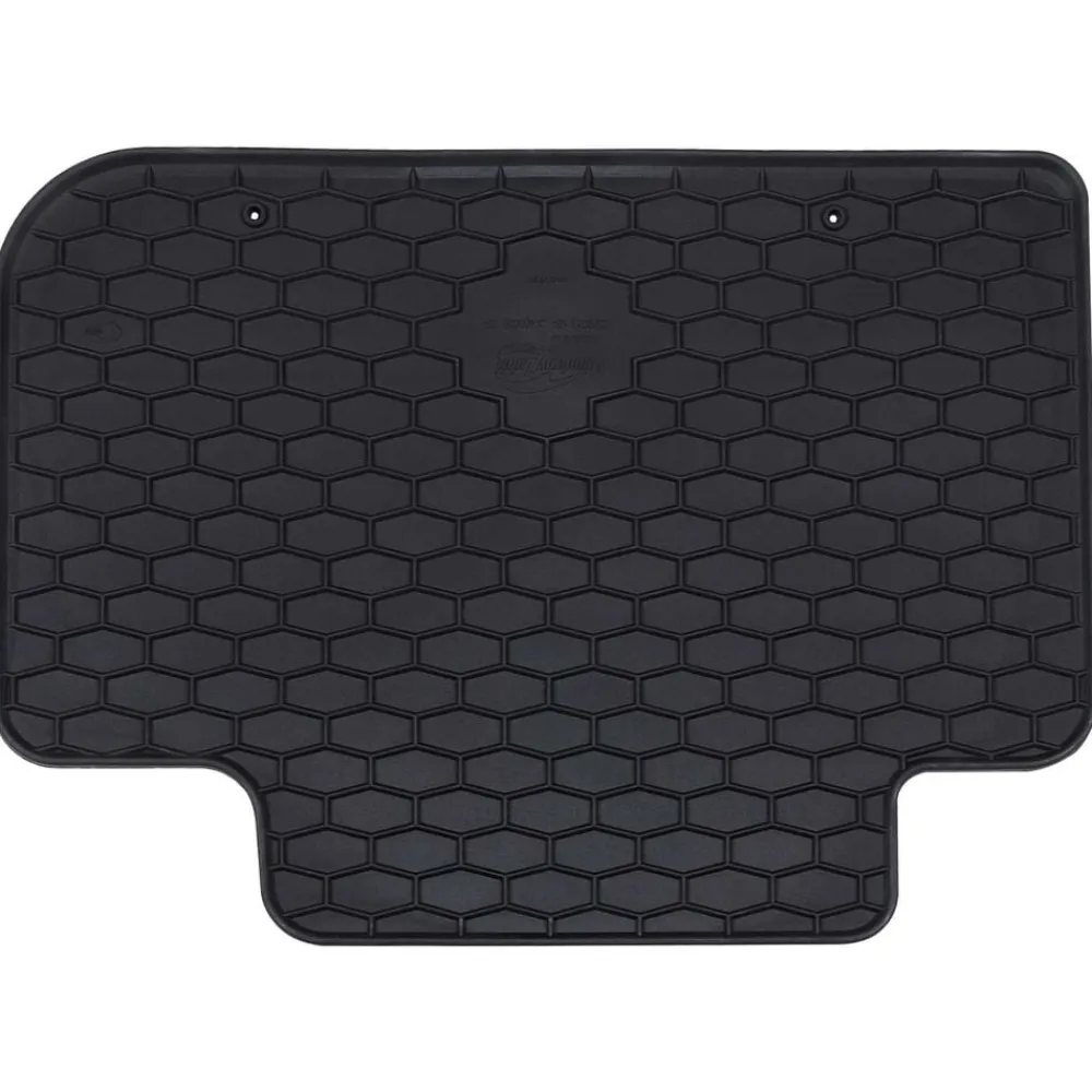 vidaXL Alfombrilla de Coche 4 pcs Negro Goma Online