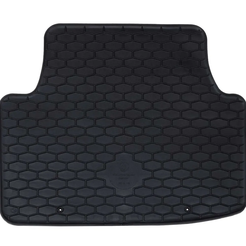 vidaXL Piezas Y Accesorios Para Vehículos-Alfombrilla de Coche 4 pcs Negro Goma