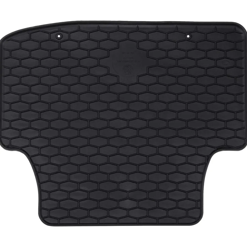 vidaXL Piezas Y Accesorios Para Vehículos-Alfombrilla de Coche 4 pcs Negro Goma