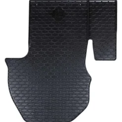 vidaXL Alfombrilla de Coche 2 pcs Negro Goma Best