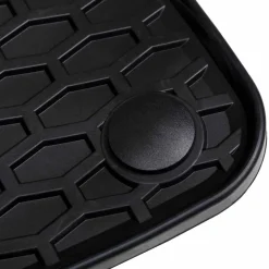 vidaXL Alfombrilla de Coche 2 pcs Negro Goma Best