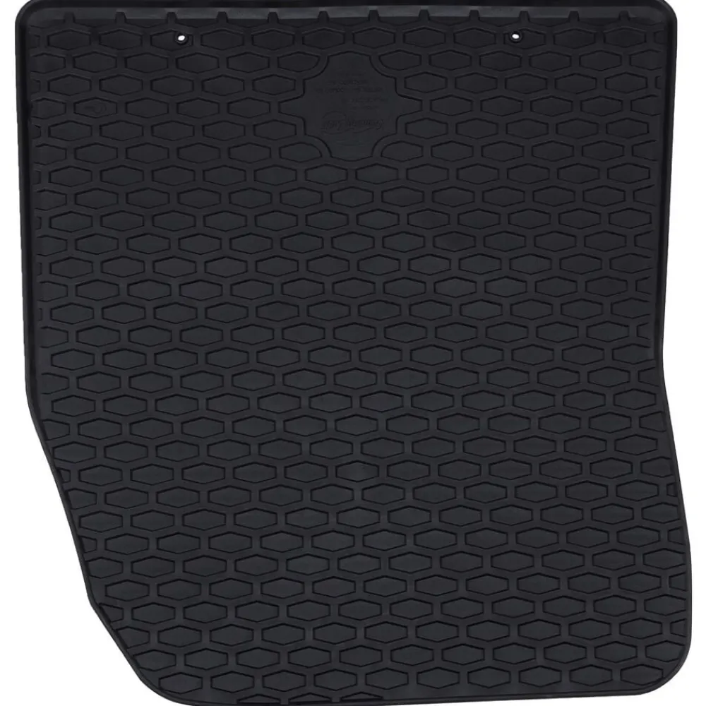 vidaXL Alfombrilla de Coche 2 pcs Negro Goma Hot