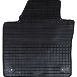 vidaXL Piezas Y Accesorios Para Vehículos-Alfombrilla de Coche 4 pcs Negro Goma