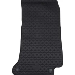 vidaXL Alfombrilla de Coche 4 pcs Negro Goma Clearance