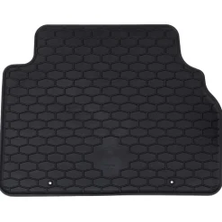 vidaXL Alfombrilla de Coche 4 pcs Negro Goma Clearance