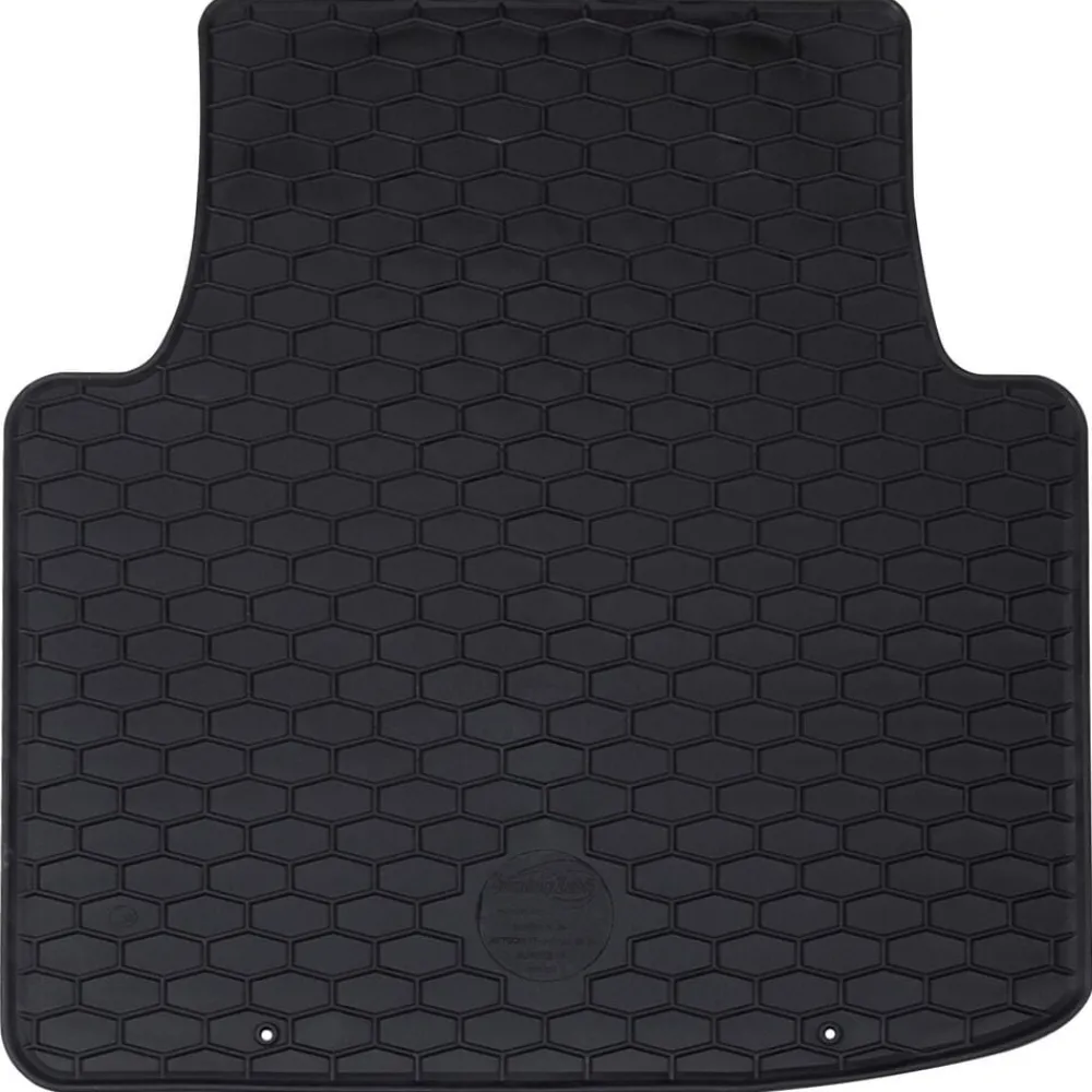 vidaXL Piezas Y Accesorios Para Vehículos-Alfombrilla de Coche 4 pcs Negro Goma