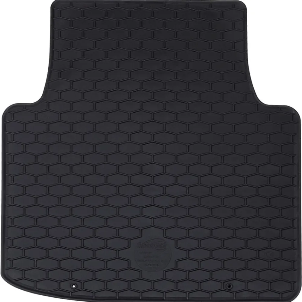 vidaXL Piezas Y Accesorios Para Vehículos-Alfombrilla de Coche 4 pcs Negro Goma