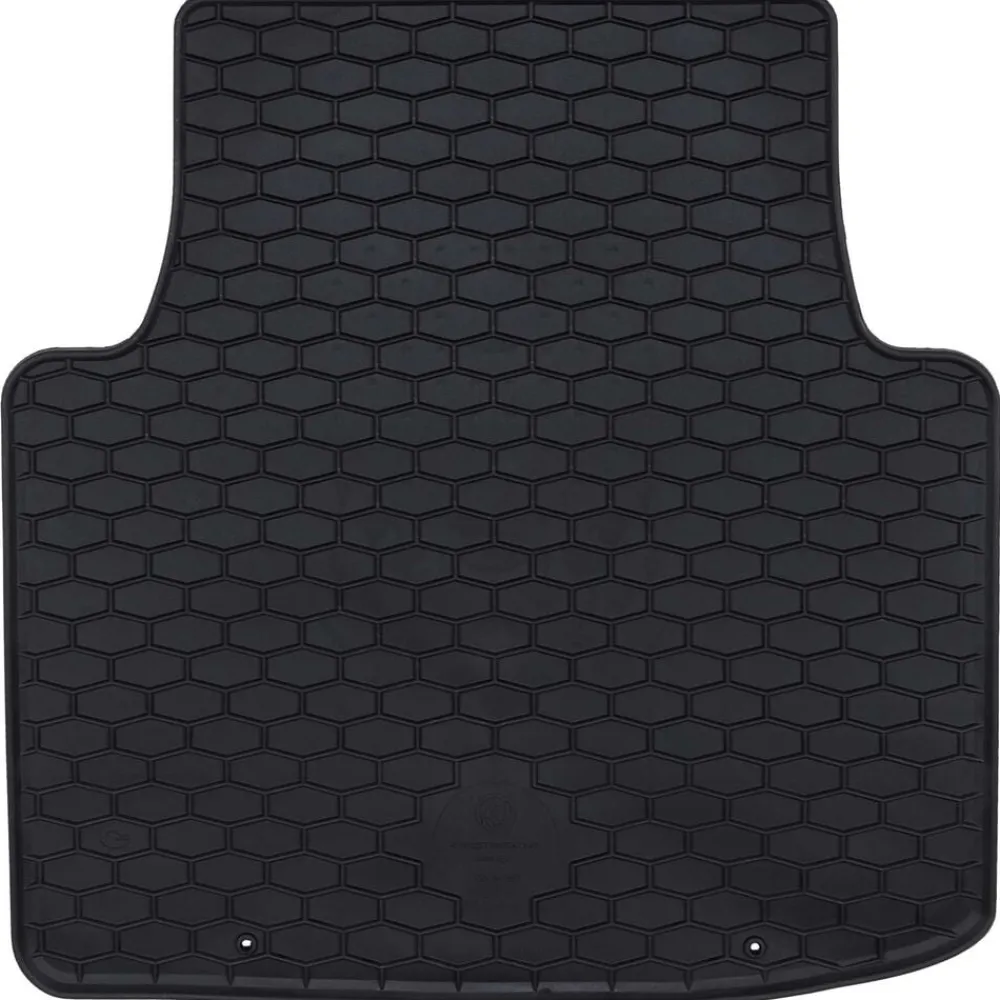 vidaXL Alfombrilla de Coche 4 pcs Negro Goma Hot