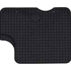 vidaXL Alfombrilla de Coche 4 pcs Negro Goma Outlet
