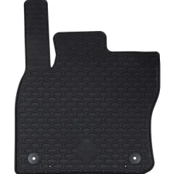 vidaXL Piezas Y Accesorios Para Vehículos-Alfombrilla de Coche 4 pcs Negro Goma