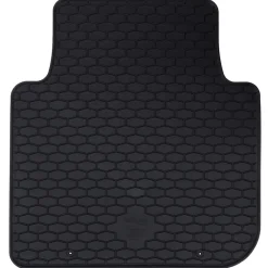 vidaXL Piezas Y Accesorios Para Vehículos-Alfombrilla de Coche 4 pcs Negro Goma