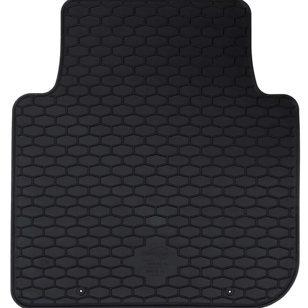 vidaXL Piezas Y Accesorios Para Vehículos-Alfombrilla de Coche 4 pcs Negro Goma