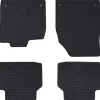 vidaXL Alfombrilla de Coche 4 pcs Negro Goma Online
