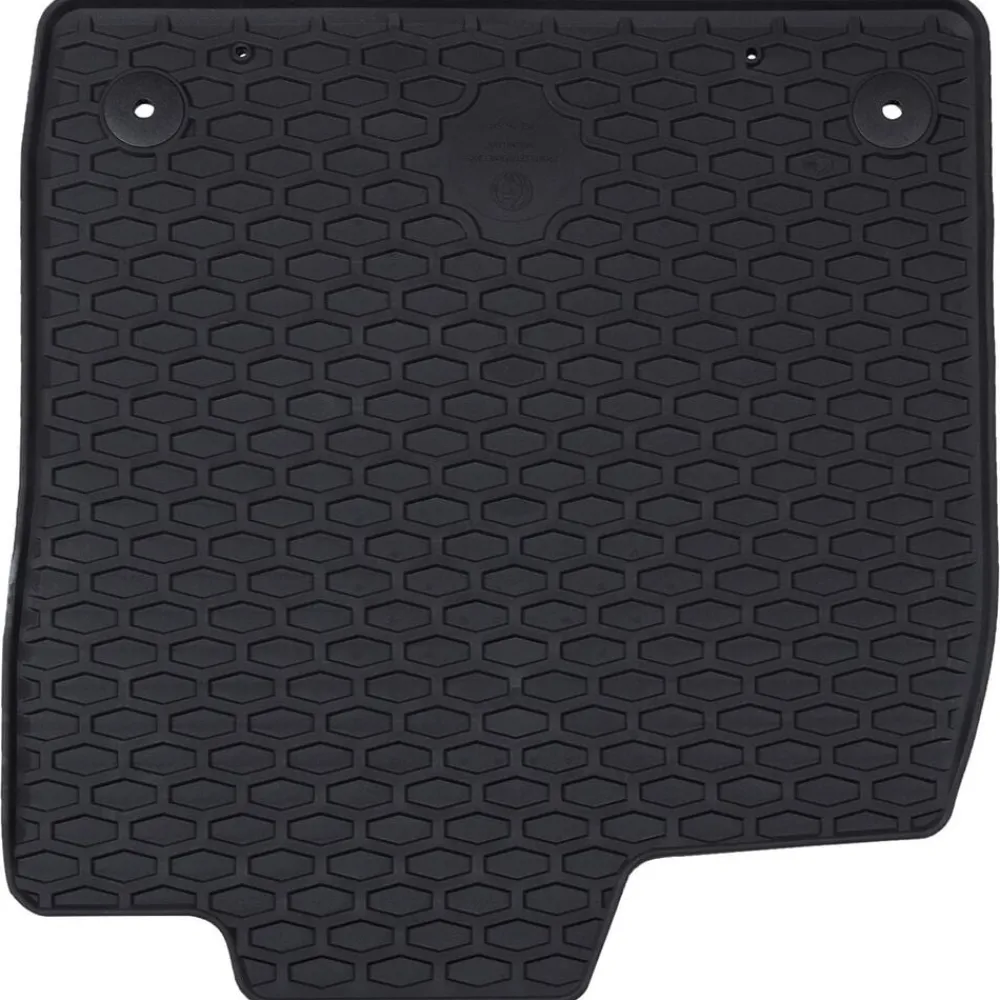 vidaXL Alfombrilla de Coche 4 pcs Negro Goma Online