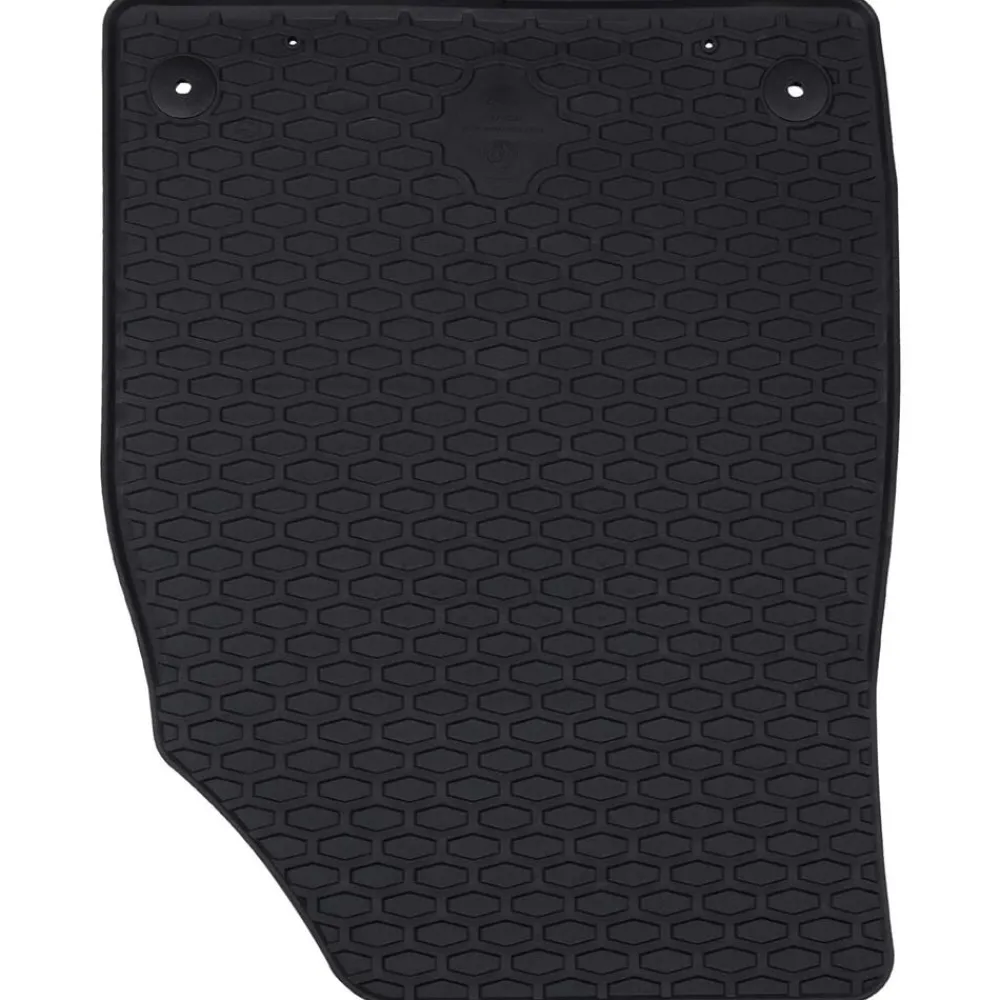 vidaXL Alfombrilla de Coche 4 pcs Negro Goma Online