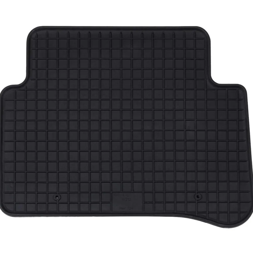 vidaXL Piezas Y Accesorios Para Vehículos-Alfombrilla de Coche 4 pcs Negro Goma