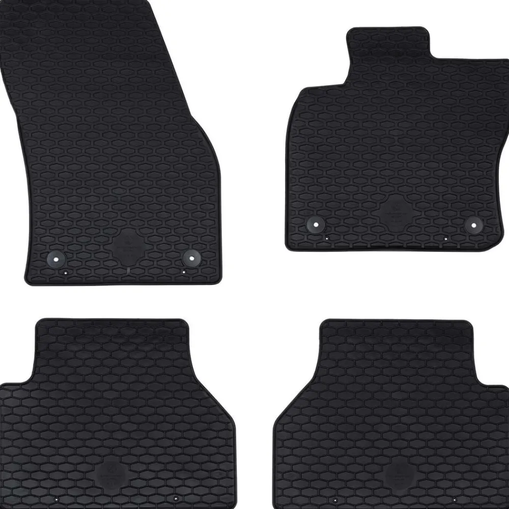 vidaXL Alfombrilla de Coche 4 pcs Negro Adecuado para VW CADDY 2020- Online