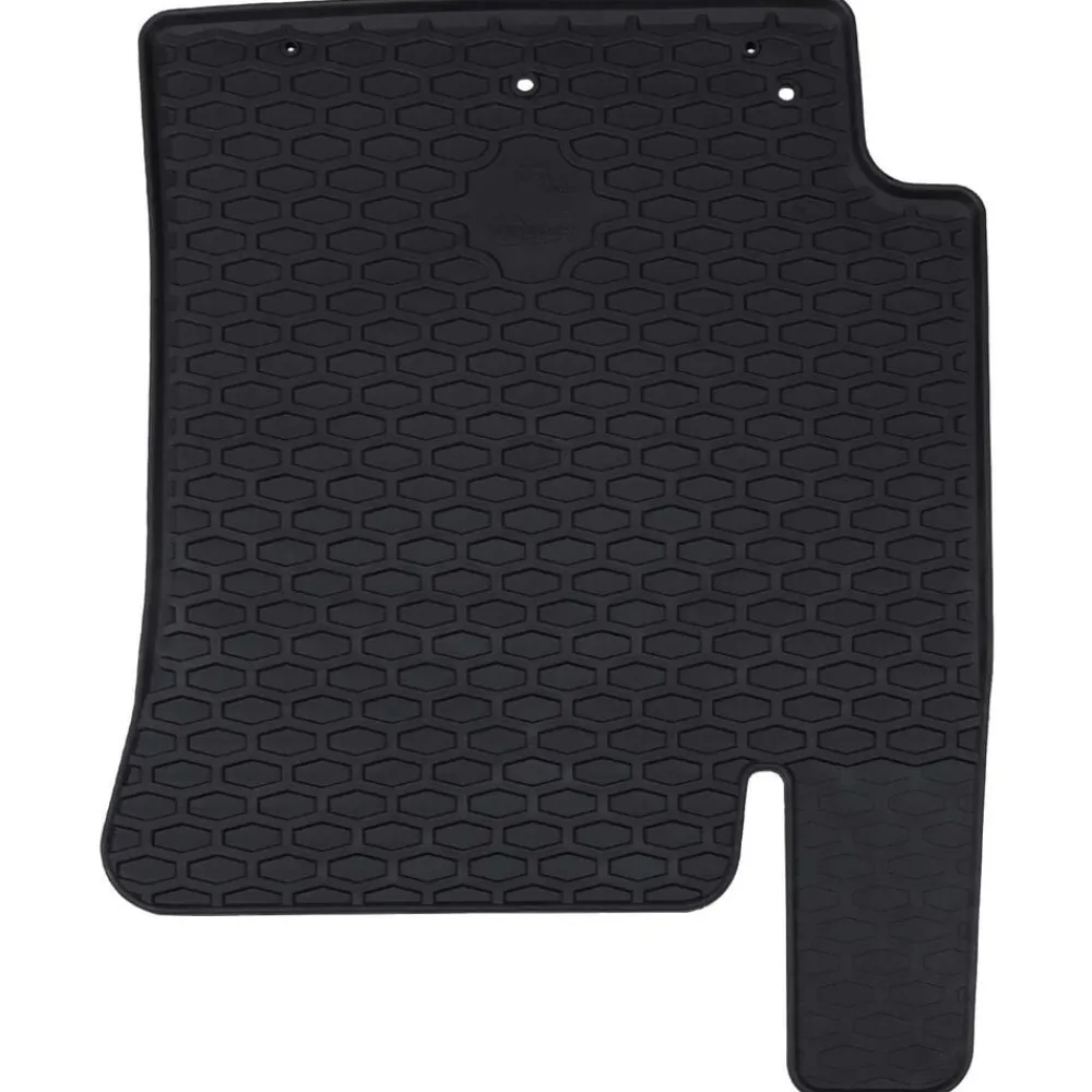 vidaXL Piezas Y Accesorios Para Vehículos-Alfombrilla de Coche 4 pcs Negro Goma