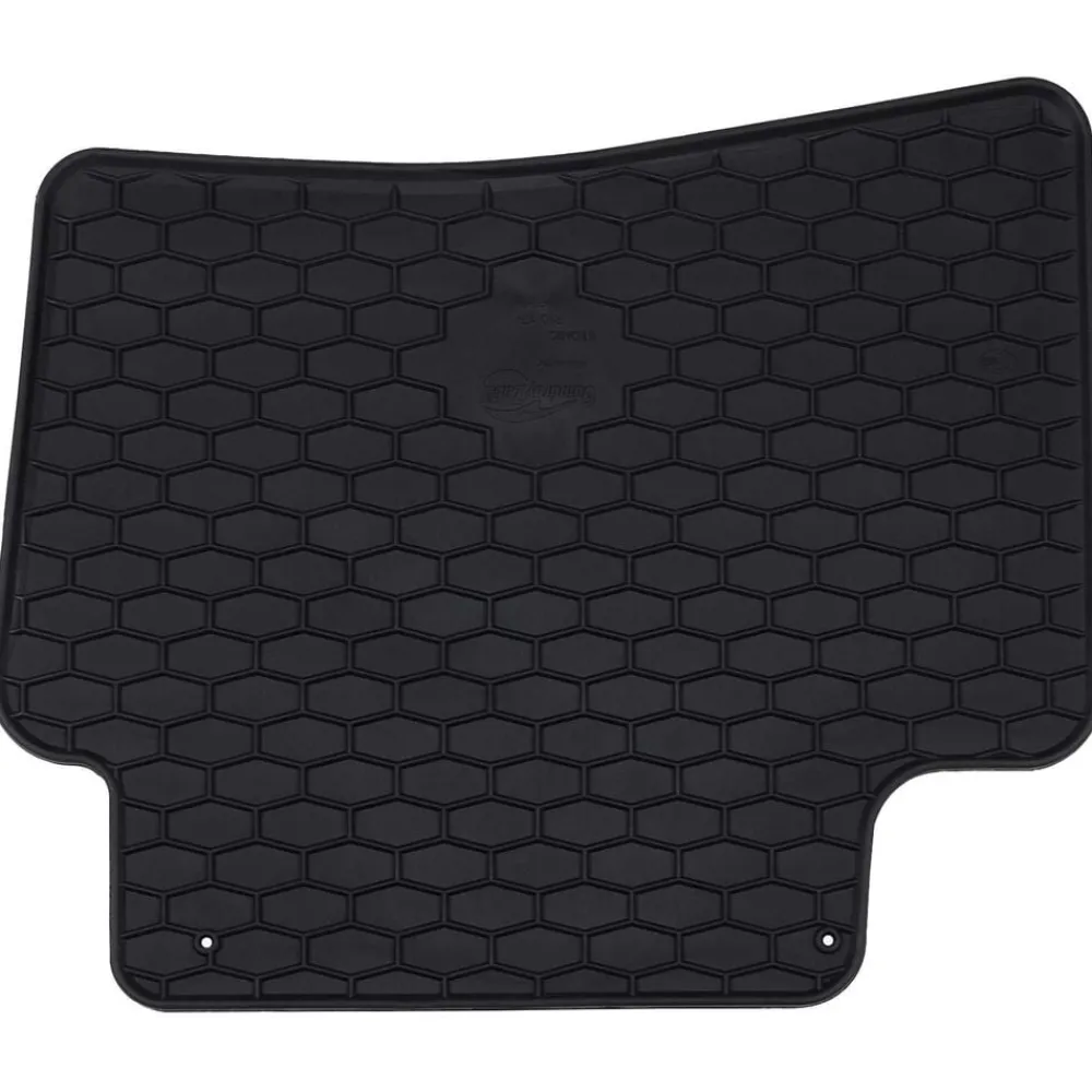 vidaXL Piezas Y Accesorios Para Vehículos-Alfombrilla de Coche 4 pcs Negro Goma