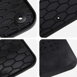 vidaXL Piezas Y Accesorios Para Vehículos-Alfombrilla de Coche 4 pcs Negro adecuado para VW ID.7 2023-