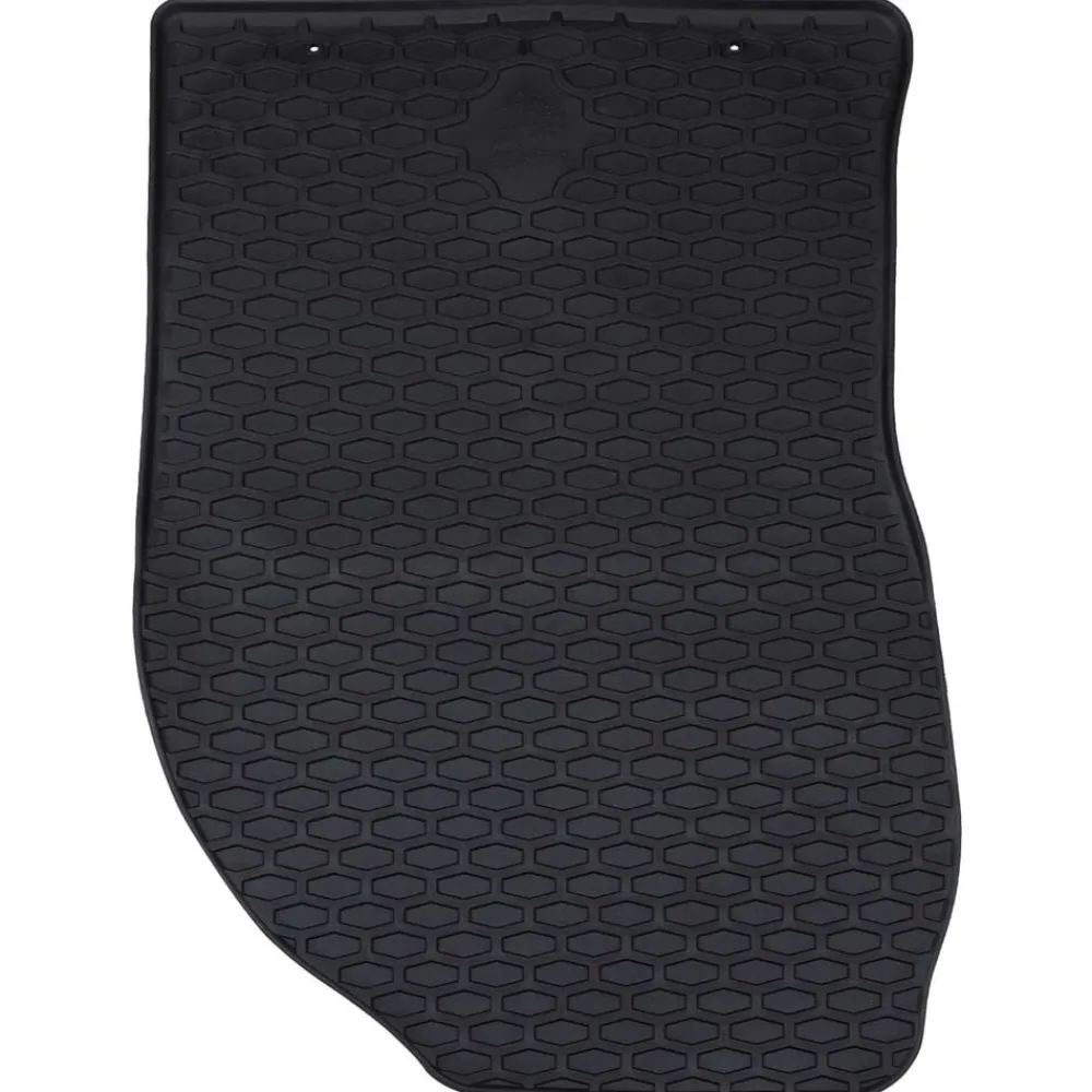 vidaXL Alfombrilla de Coche 4 pcs Negro Goma New