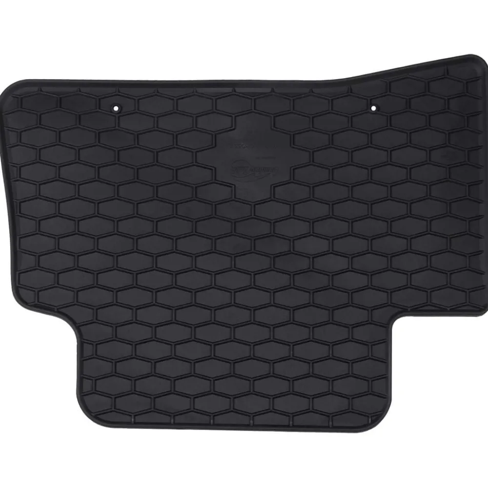vidaXL Alfombrilla de Coche 4 pcs Negro Goma New