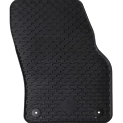 vidaXL Alfombrilla de Coche 4 pcs Negro Goma Online