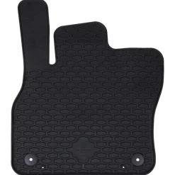 vidaXL Alfombrilla de Coche 4 pcs Negro Goma Online