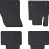 vidaXL Alfombrilla de Coche 4 pcs Negro Goma Best