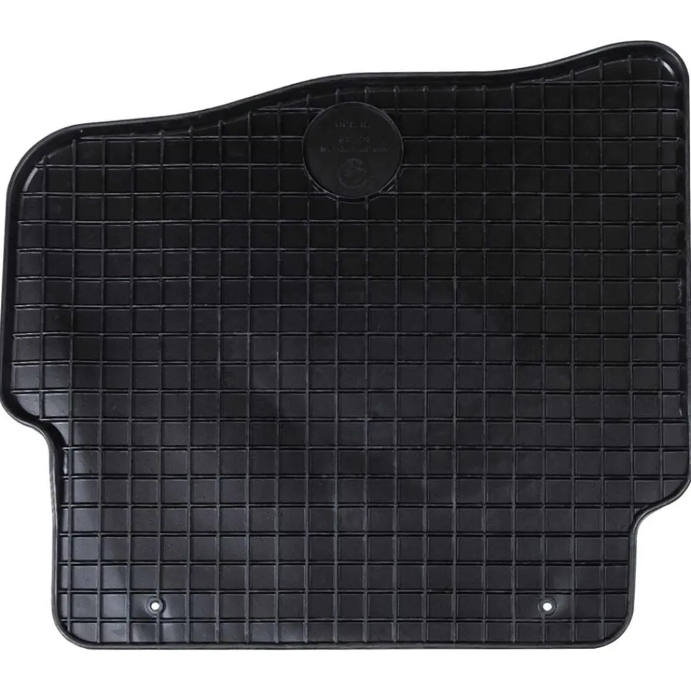 vidaXL Alfombrilla de Coche 4 pcs Negro Goma Online