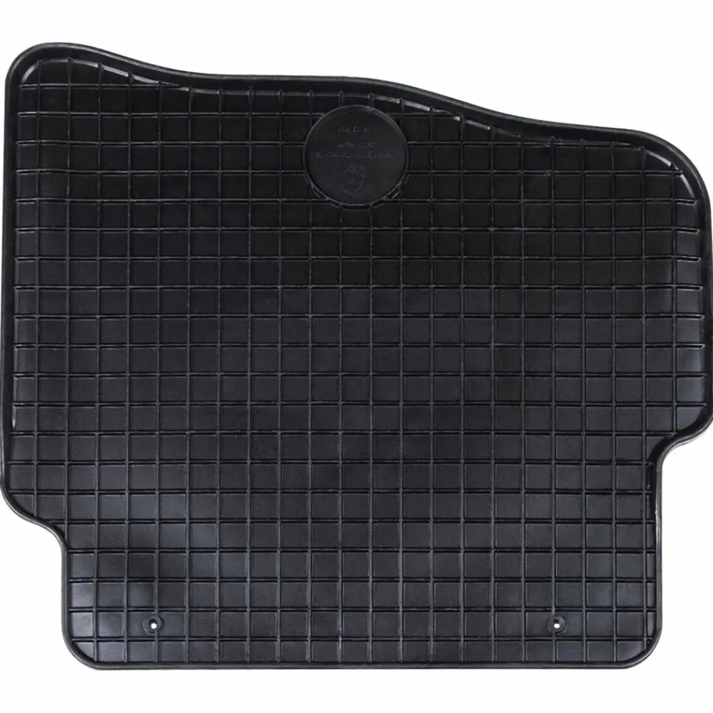 vidaXL Alfombrilla de Coche 4 pcs Negro Goma Online