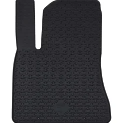 vidaXL Alfombrilla de Coche 4 pcs Negro Goma Hot