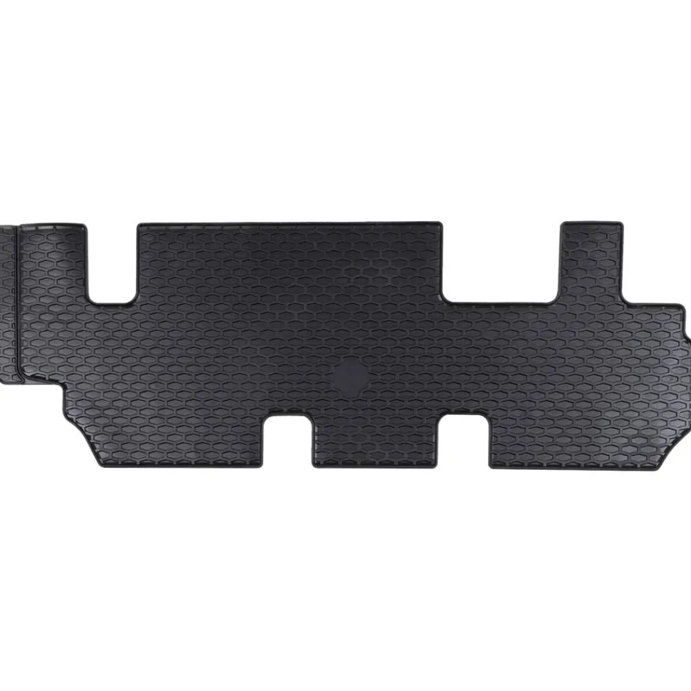 vidaXL Piezas Y Accesorios Para Vehículos-Alfombrilla de Coche Negro Compatible con VW T5 2010-2015 Goma