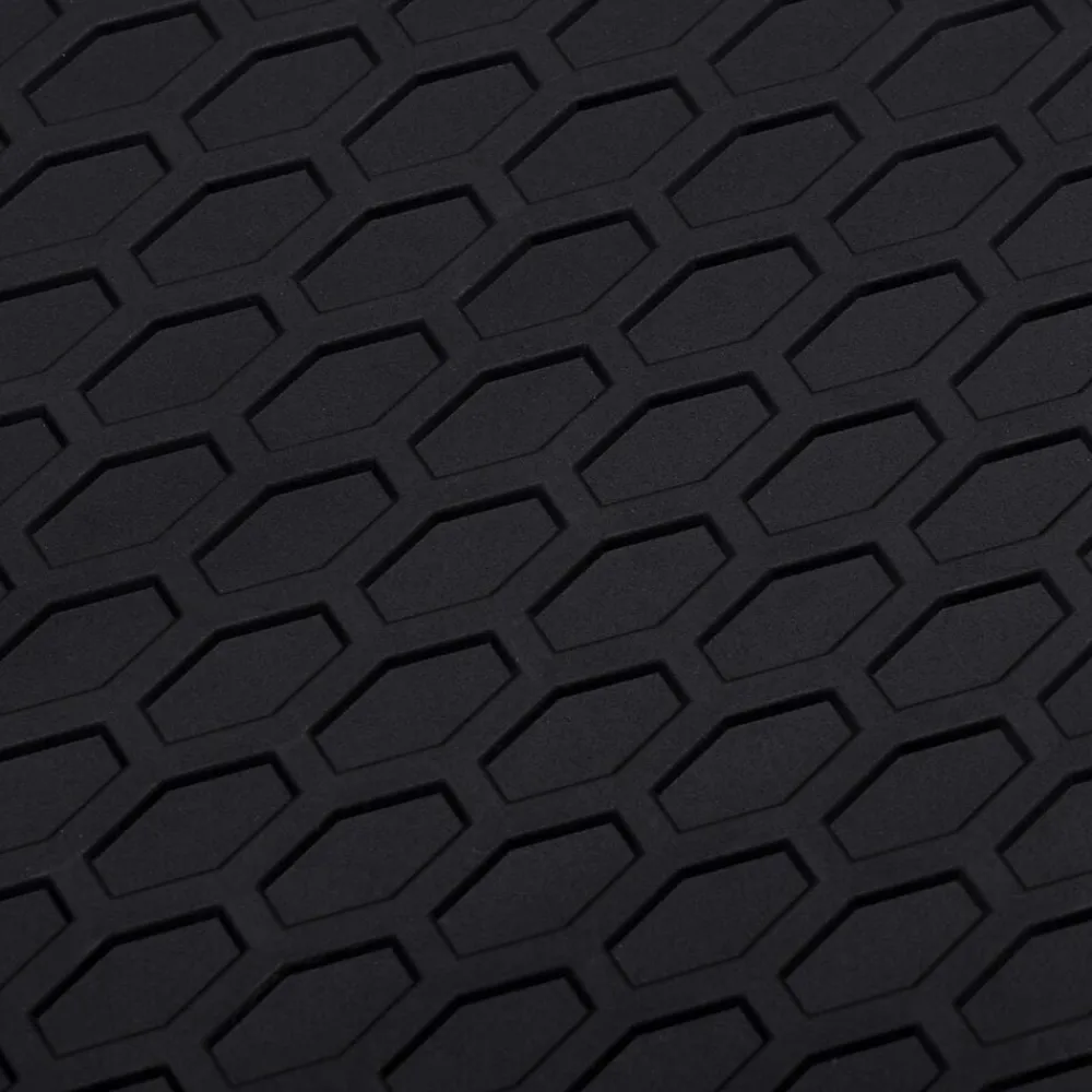 vidaXL Piezas Y Accesorios Para Vehículos-Alfombrilla de Coche Negro Compatible con VW T5 2010-2015 Goma