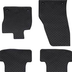 vidaXL Piezas Y Accesorios Para Vehículos-Alfombrilla de Coche 4 pcs Negro suitable for VW T-ROC 2017-