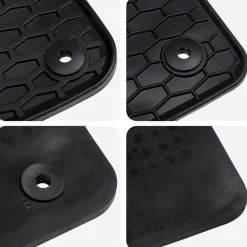 vidaXL Piezas Y Accesorios Para Vehículos-Alfombrilla de Coche 4 pcs Negro suitable for VW T-ROC 2017-