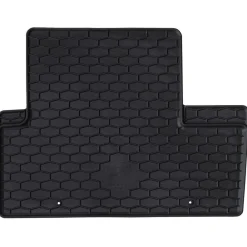 vidaXL Piezas Y Accesorios Para Vehículos-Alfombrilla de Coche 4 pcs Negro Goma