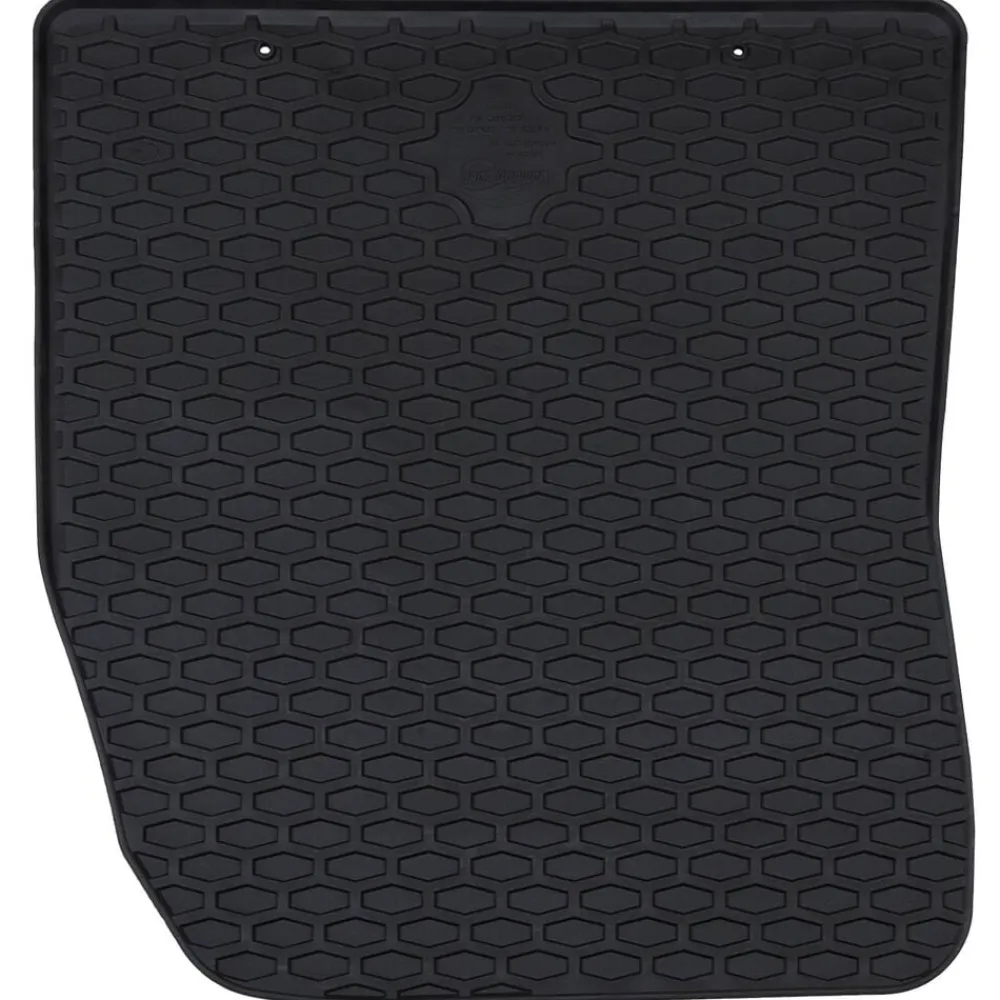 vidaXL Piezas Y Accesorios Para Vehículos-Alfombrilla de Coche 4 pcs Negro Goma