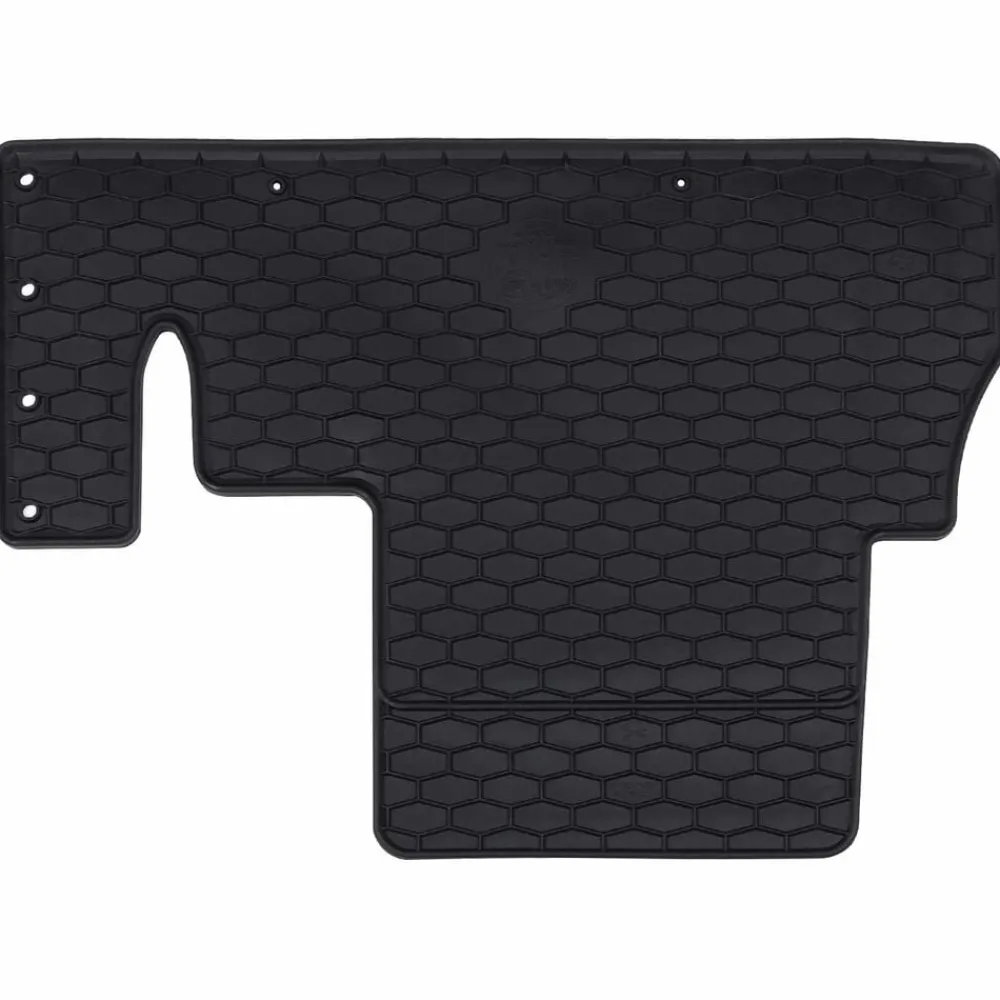 vidaXL Piezas Y Accesorios Para Vehículos-Alfombrilla de Coche 4 pcs Negro Goma