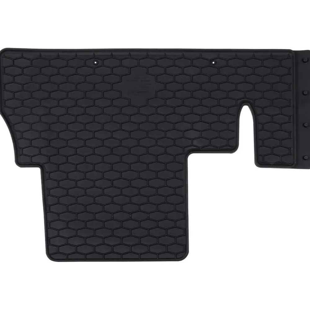 vidaXL Piezas Y Accesorios Para Vehículos-Alfombrilla de Coche 4 pcs Negro Goma
