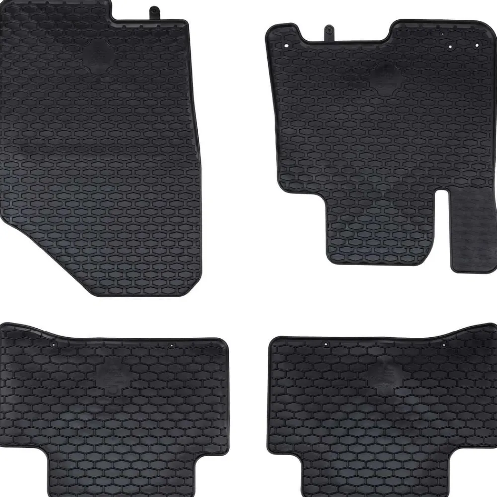 vidaXL Piezas Y Accesorios Para Vehículos-Alfombrilla de Coche 4 pcs Negro suitable for TUCSON 2020- Goma